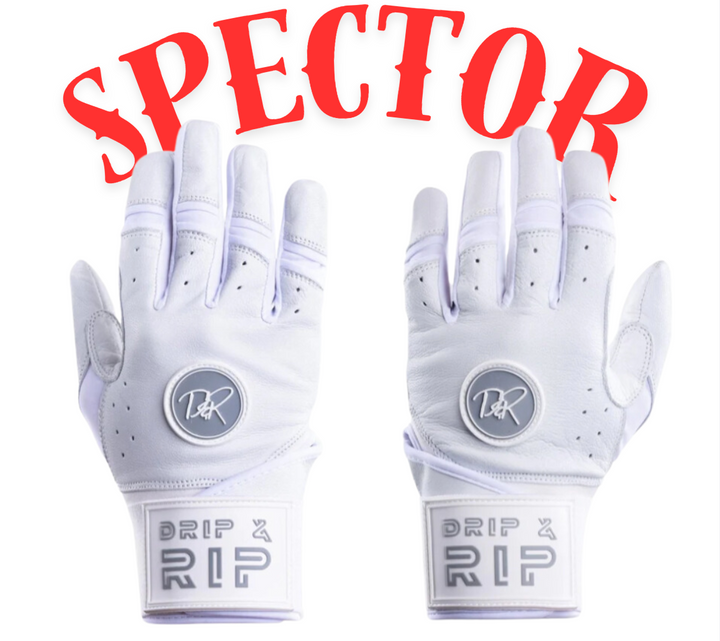 Drip & Rip™ "Baller" Series Premium Leather Long Cuff Batting Glove